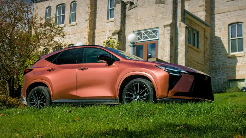 2027 Lexus NX hybrid-only luxury SUV showcasing its refreshed exterior design