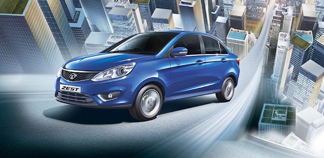 tata zest car image side profile,tata zest in bule color