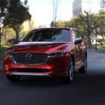 MAZDA CX 5 IN RED COLOR ON ROAD