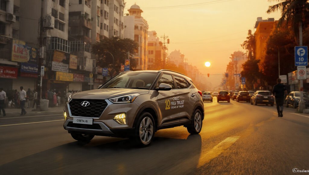 hyundai creta 10 year in india