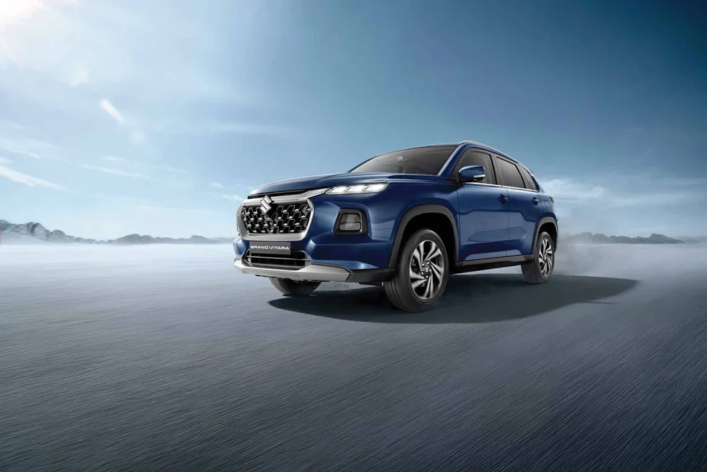 fronx maruti suzuki, fronx image, maruti suzuki front side in navy blue