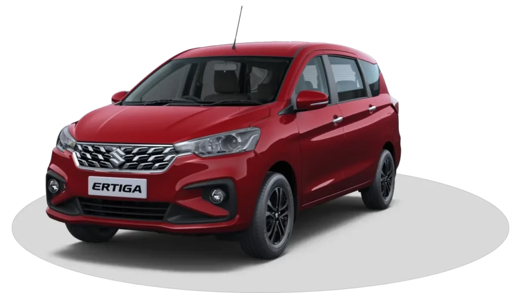 maruti suzuki eritga in red clour