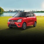 maruti suuzki wagon r image in front, wagon r in red clour