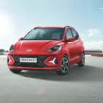 grand i10 nios,hyundai frond side in red clour