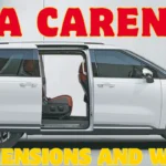 kia carens side profile, kia carens oping door
