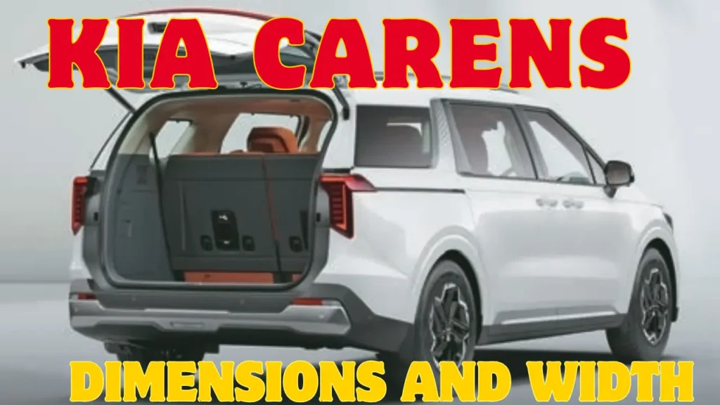 Kia Carens Dimensions And Width Rear Side, kia carens boot space