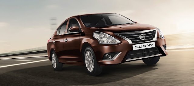 sunny nissan front pic, nissan sunny image, nissan sunny image on road