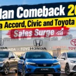 sedan sales 2026, US auto sales, Q3 2026 car sales, Honda Accord, Honda Civic, Toyota Camry, Toyota Corolla, hybrid sedans, fuel efficient cars, affordable cars, Hyundai Elantra, Lexus IS, BMW 3 Series, Nissan Sentra